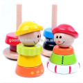 2015 New Hot Sale Tumbling Stacking Tower Toys Wooden Educational Toy